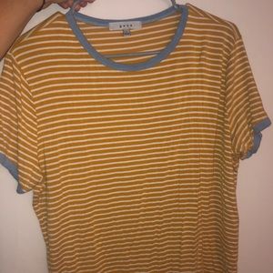 Yellow striped tee